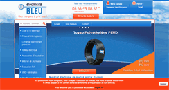 Desktop Screenshot of electricitebleu.com